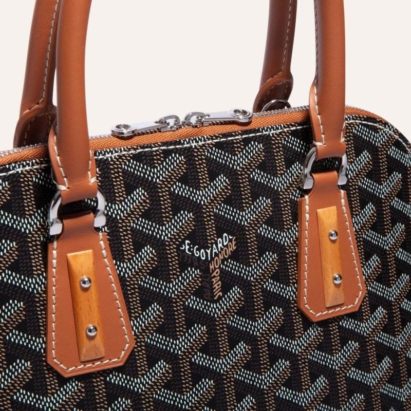 Black / Brown Goyard Vendôme PM Bag | ILOU4430