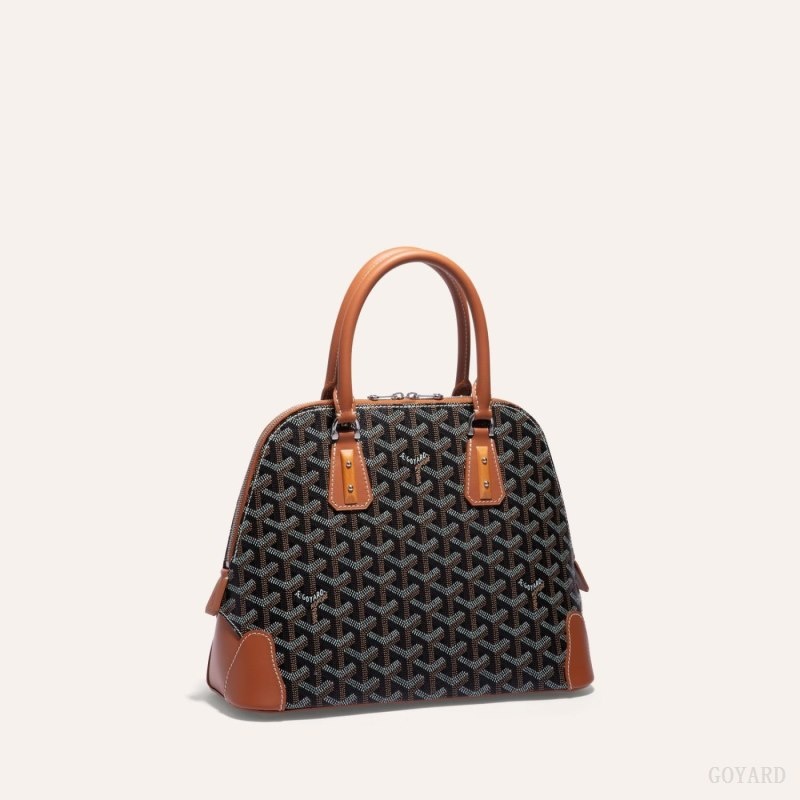 Black / Brown Goyard Vendôme PM Bag | ILOU4430