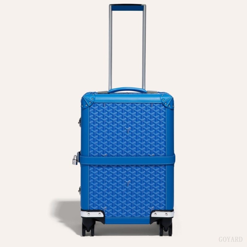 Blue Goyard BOURGET PM TROLLEY CASE | NDMN5734