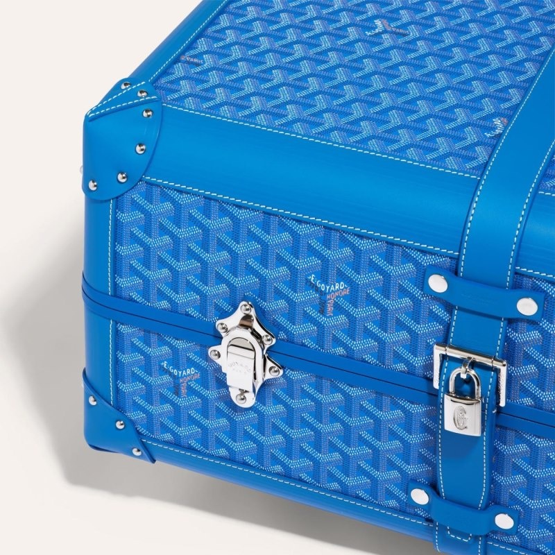 Blue Goyard BOURGET PM TROLLEY CASE | NDMN5734