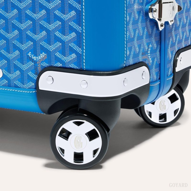 Blue Goyard BOURGET PM TROLLEY CASE | NDMN5734