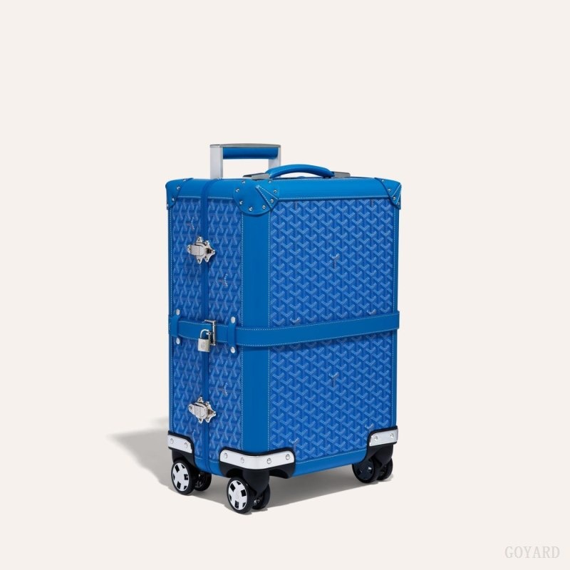 Blue Goyard BOURGET PM TROLLEY CASE | NDMN5734