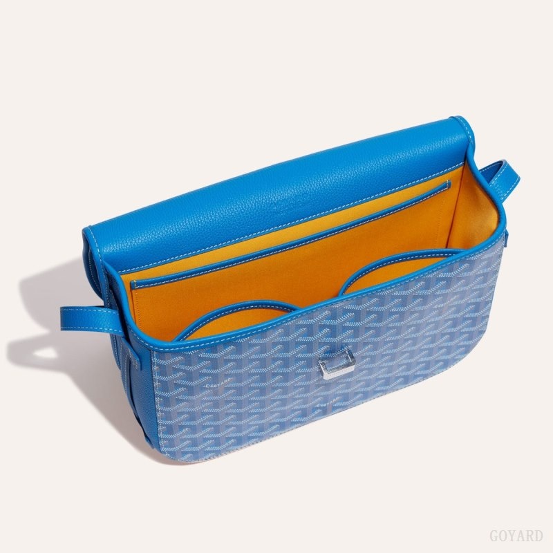 Blue Goyard Belvedere MM Bag | TUGO6913