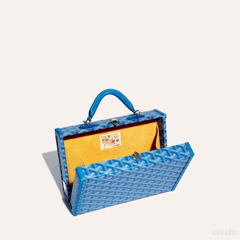 Blue Goyard Grand Hôtel Trunk Bag | EEEH3322