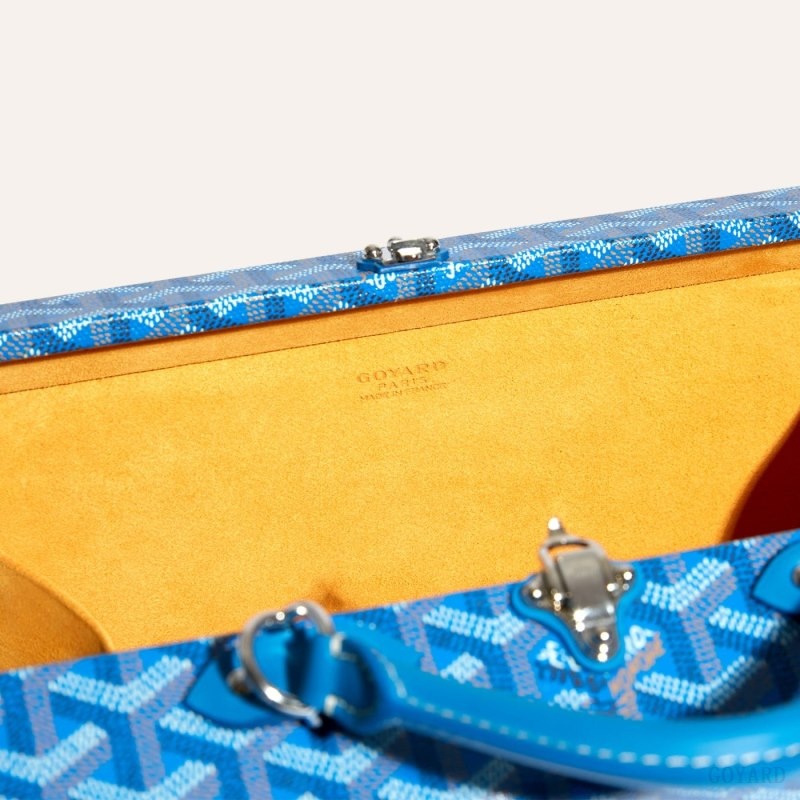 Blue Goyard Grand Hôtel Trunk Bag | EEEH3322