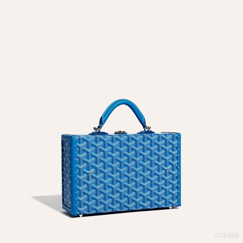 Blue Goyard Grand Hôtel Trunk Bag | EEEH3322