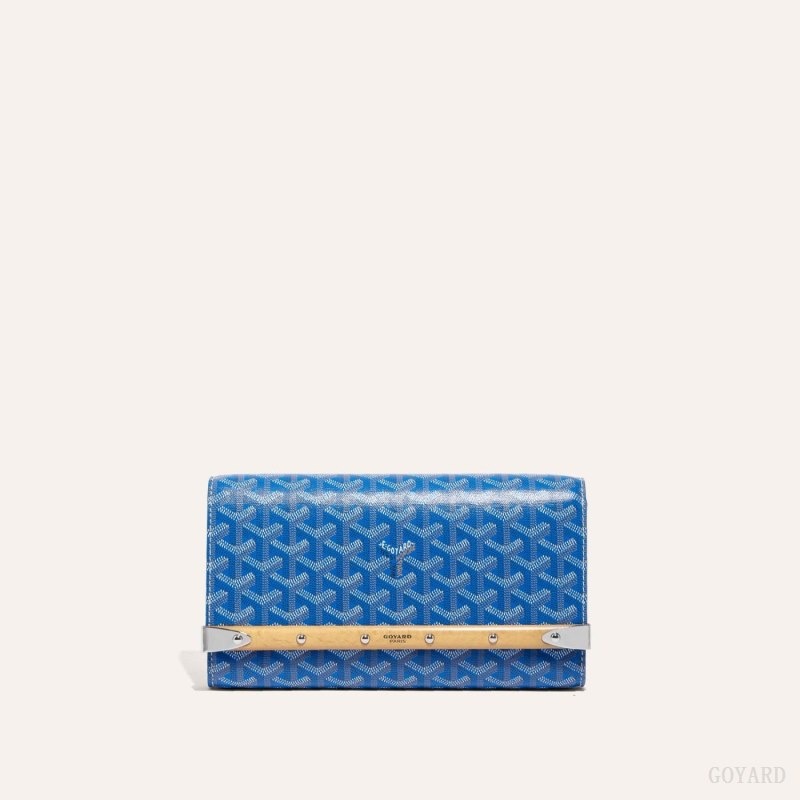 Blue Goyard Monte-Carlo PM Clutch | MDQQ2765