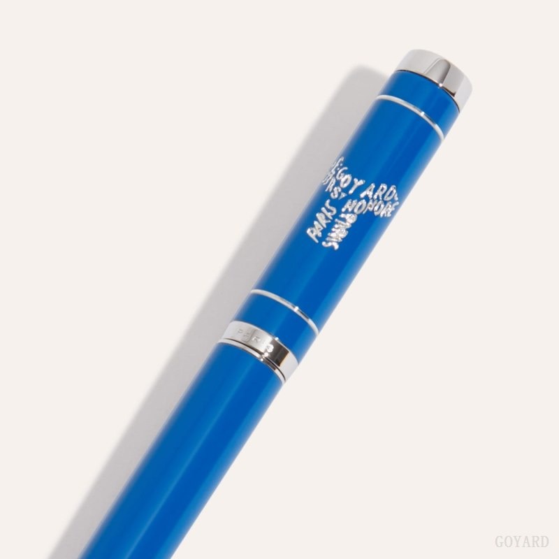 Blue Goyard Rollerball Travel Pen | HBLW3694