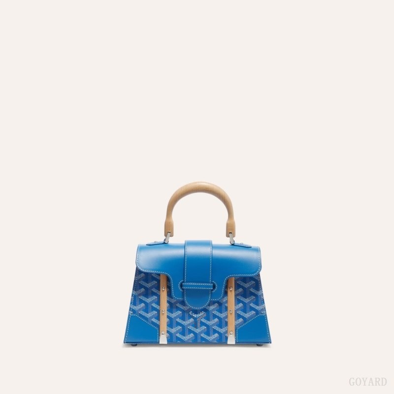 Blue Goyard SAÏGON STRUCTURE MINI BAG | ZKEV3794