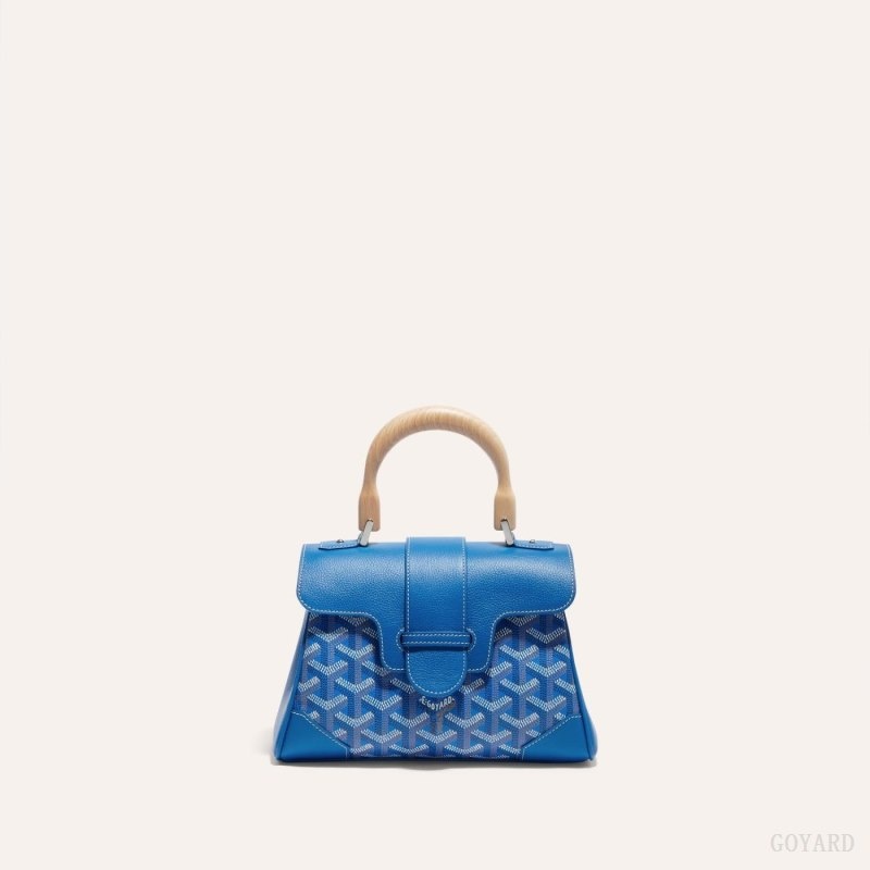 Blue Goyard SAIGON SOUPLE MINI BAG | HCQV3551