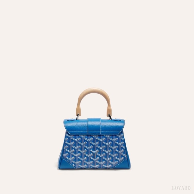 Blue Goyard SAIGON SOUPLE MINI BAG | HCQV3551