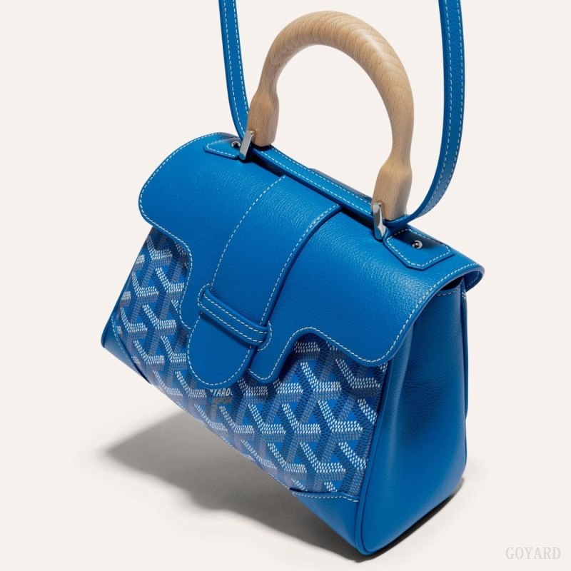 Blue Goyard SAIGON SOUPLE MINI BAG | HCQV3551