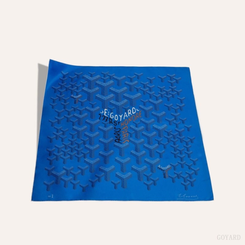 Blue Goyard SCARF N°1 | NCJS0417