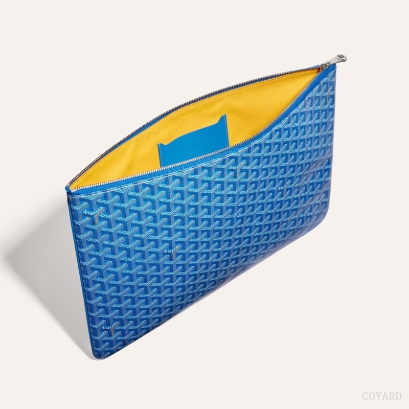 Blue Goyard SENAT GM DOCUMENT CASE | AVEF4080