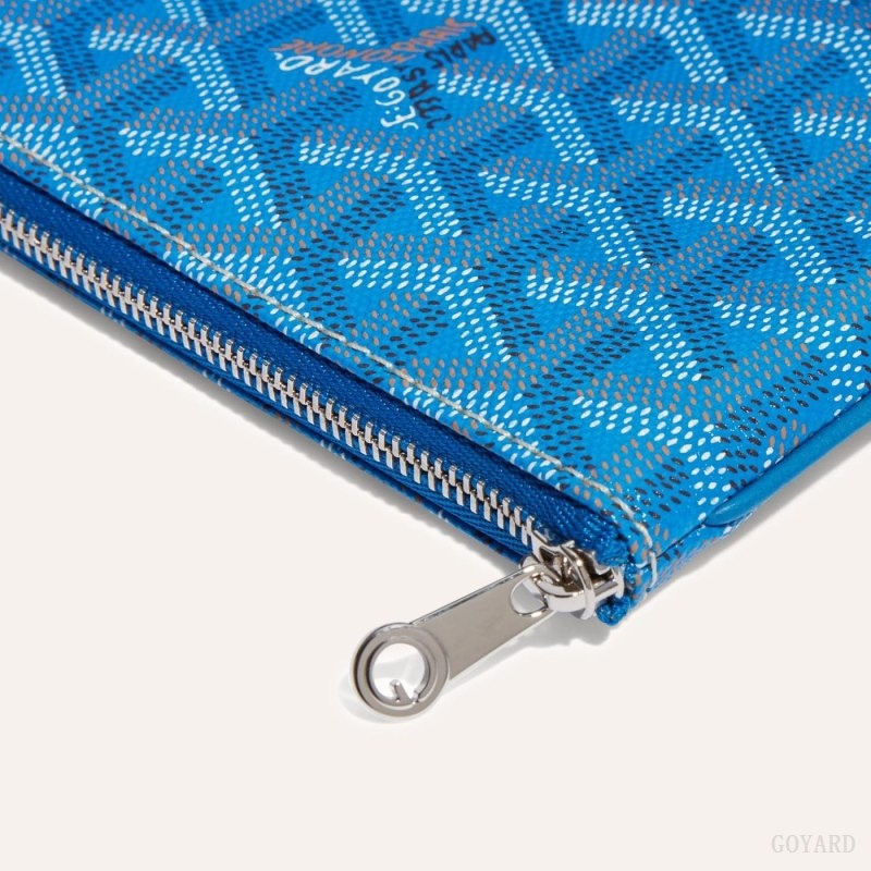 Blue Goyard SÉNAT MINI WALLET | KLKU9076