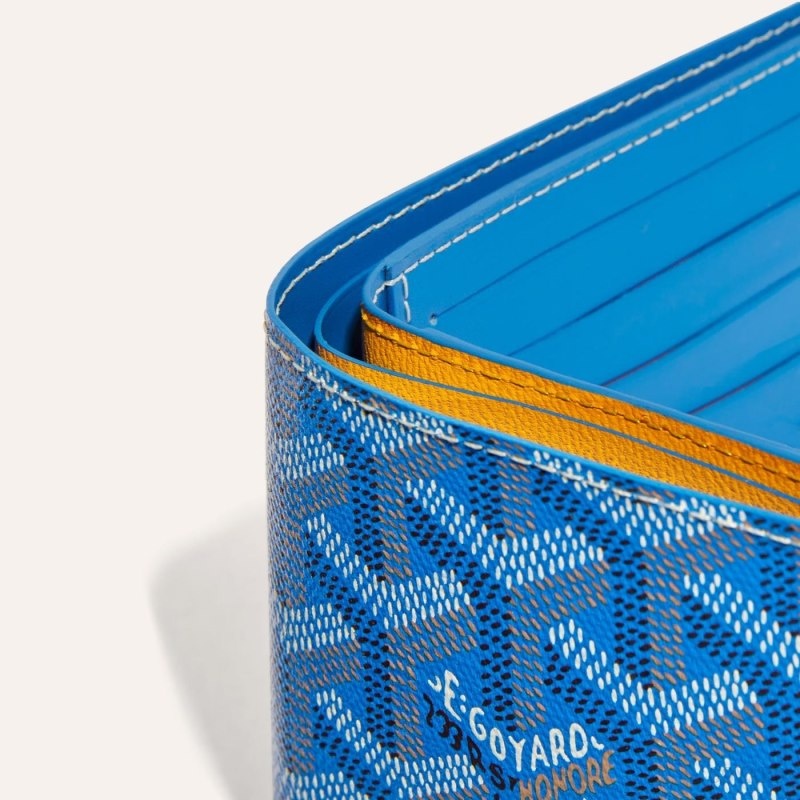 Blue Goyard VICTOIRE WALLET | EZIQ9456