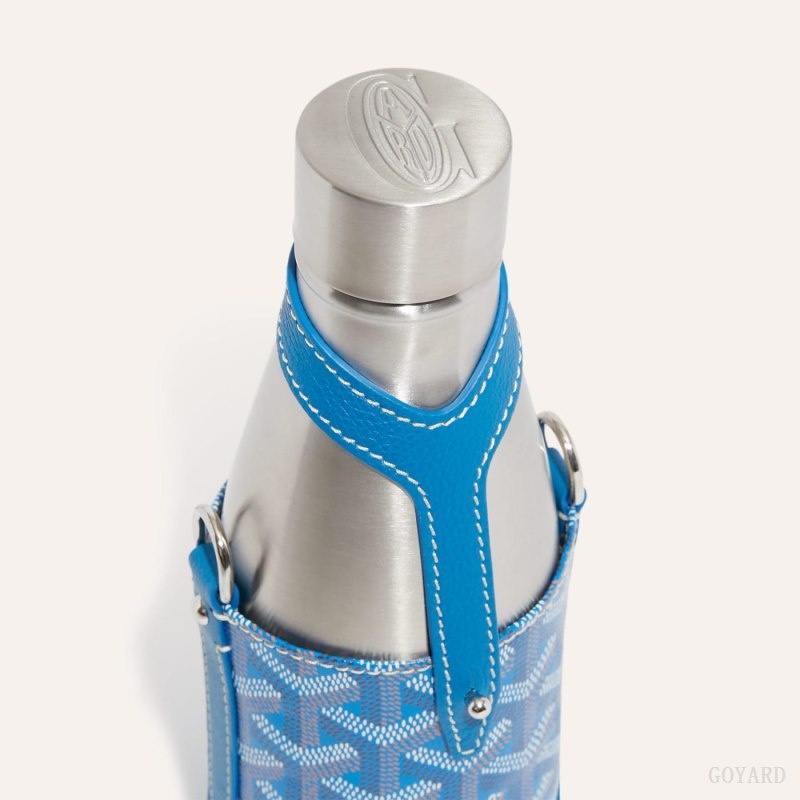 Blue Goyard Yonne PM Case & Flask | WWPH6013