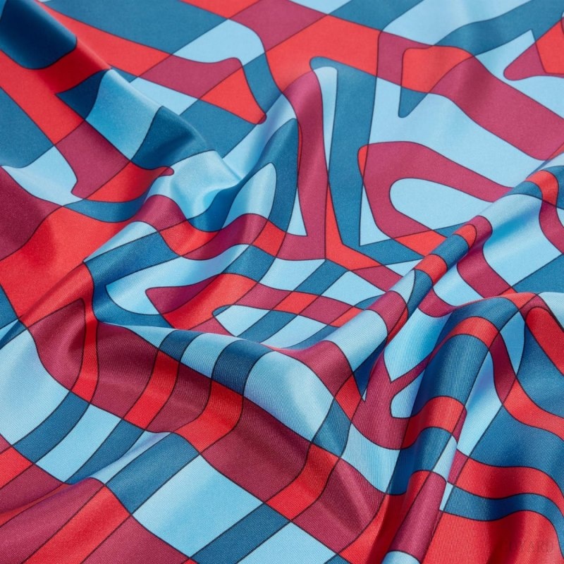 Blue / Red Goyard SCARF N°2 | ASBS4882