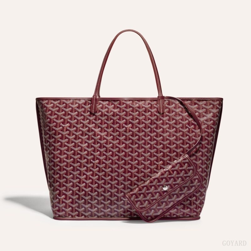 Burgundy Goyard ANJOU GM BAG | XONZ2493