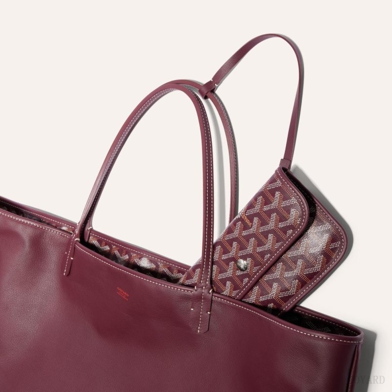 Burgundy Goyard ANJOU GM BAG | XONZ2493