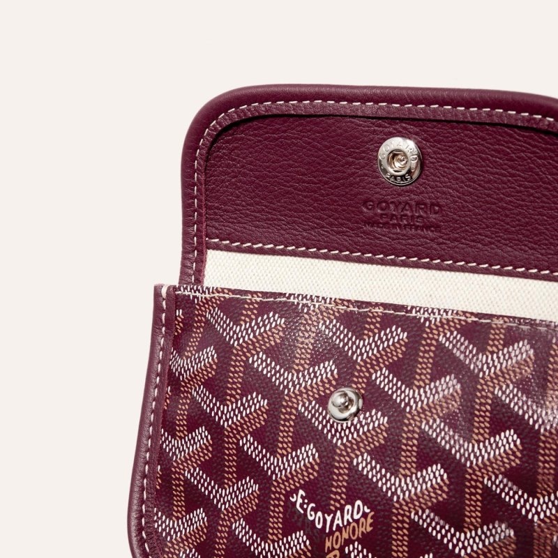 Burgundy Goyard ANJOU MINI BAG | DIJS2376