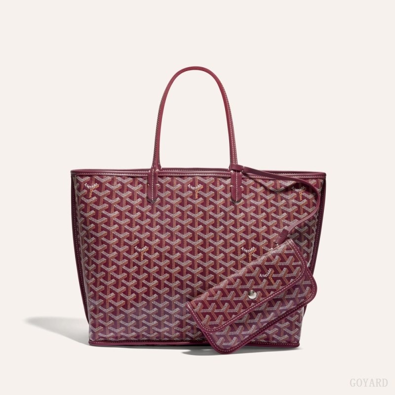 Burgundy Goyard ANJOU PM BAG | ICWH3584