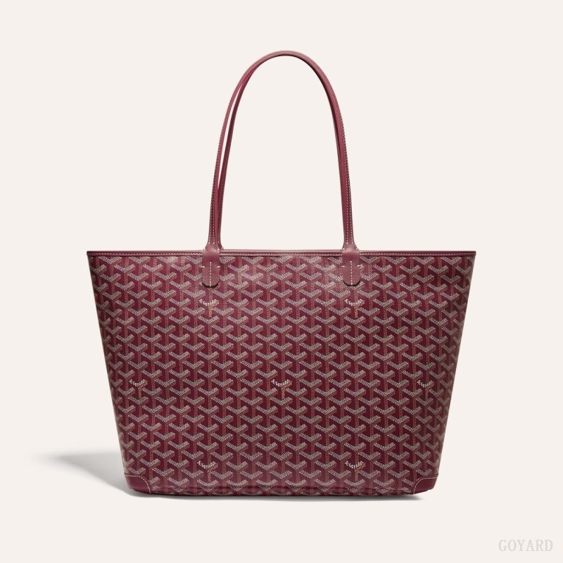 Burgundy Goyard ARTOIS MM BAG | UGJU3167