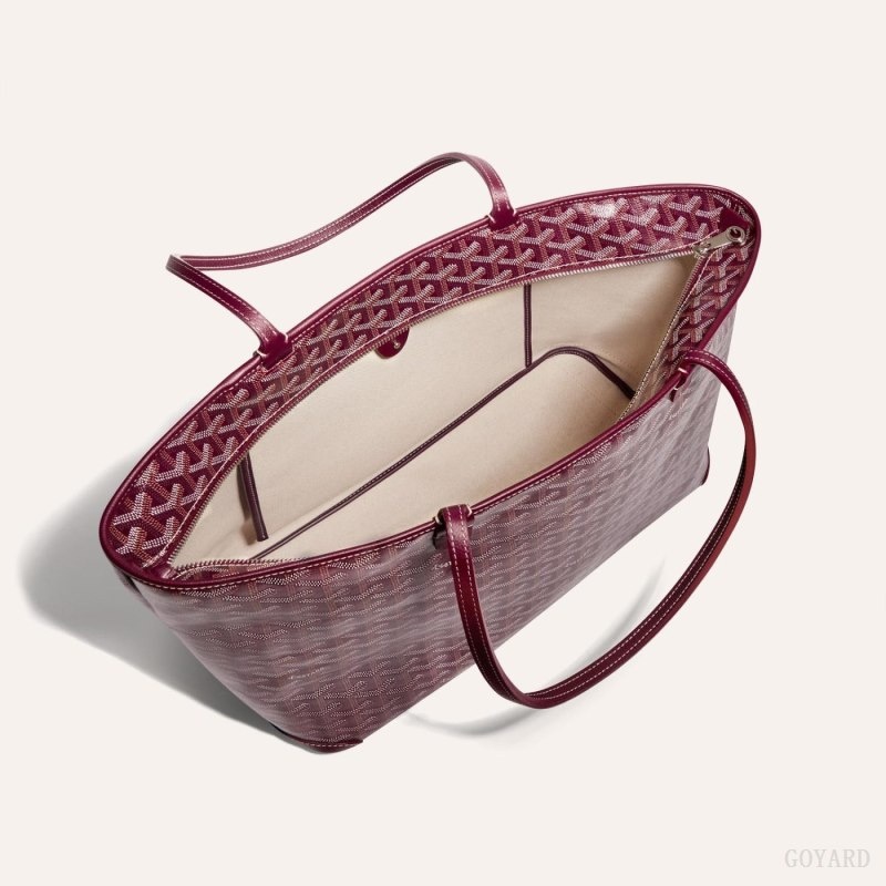 Burgundy Goyard ARTOIS MM BAG | UGJU3167