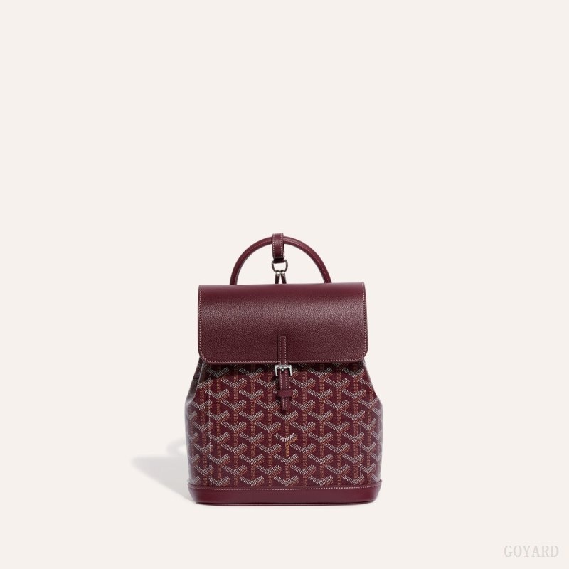 Burgundy Goyard Alpin Mini Backpack | SSCS4264