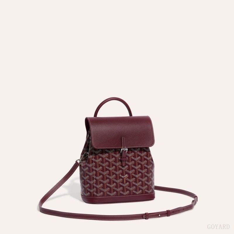 Burgundy Goyard Alpin Mini Backpack | SSCS4264