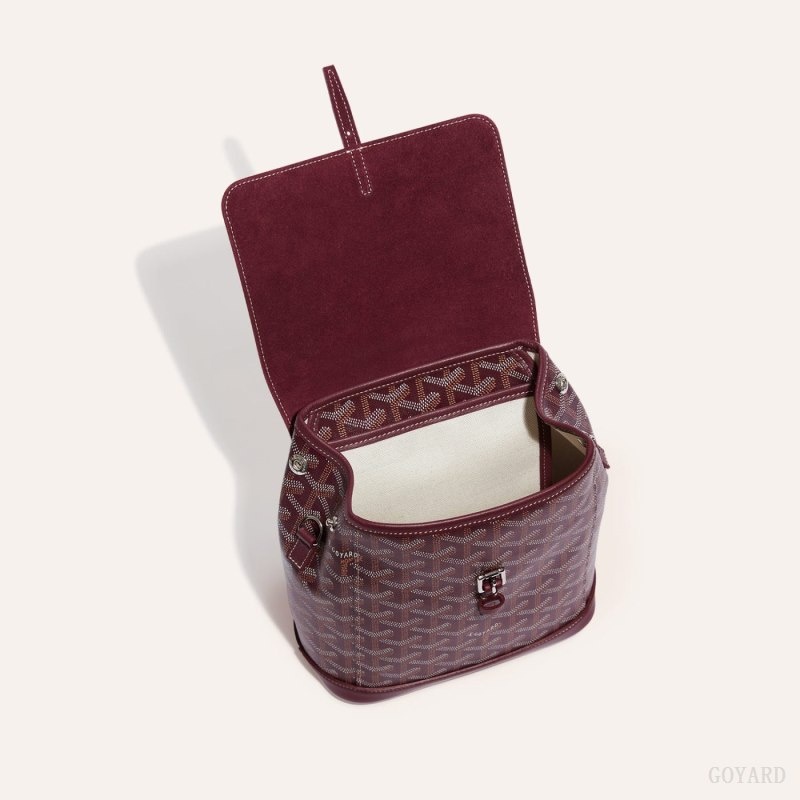 Burgundy Goyard Alpin Mini Backpack | SSCS4264