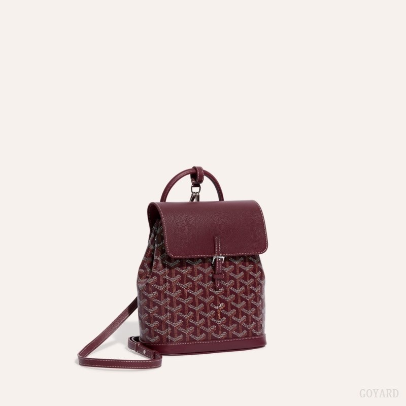 Burgundy Goyard Alpin Mini Backpack | SSCS4264