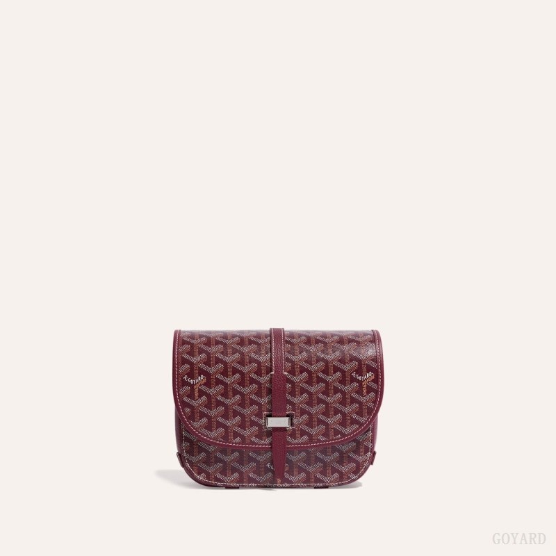 Burgundy Goyard Belvedere PM Bag | GHXL1751