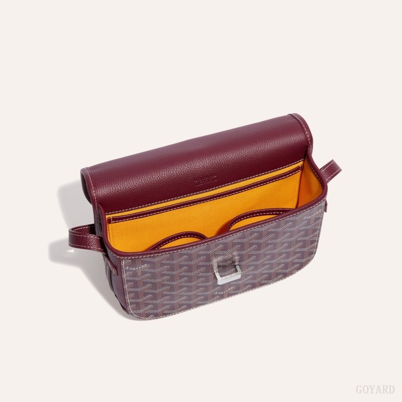 Burgundy Goyard Belvedere PM Bag | GHXL1751