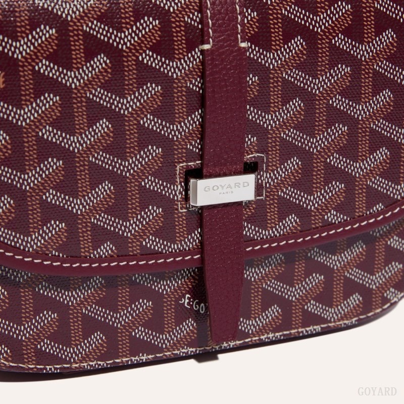 Burgundy Goyard Belvedere PM Bag | GHXL1751