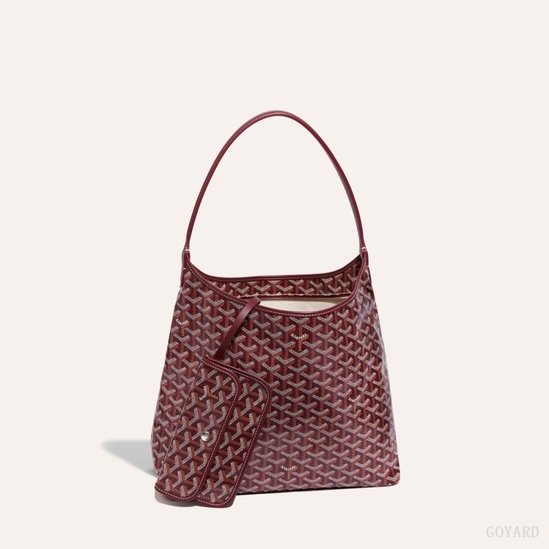 Burgundy Goyard Bohème Hobo Bag | SDKW7199