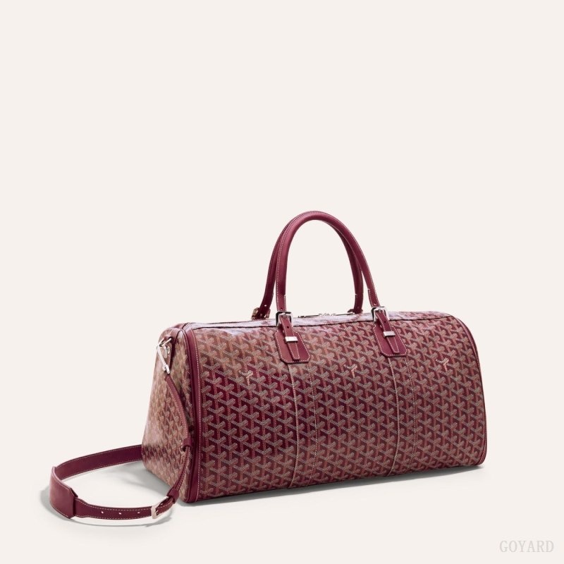 Burgundy Goyard CUIR MM STRAP | HEXS5239