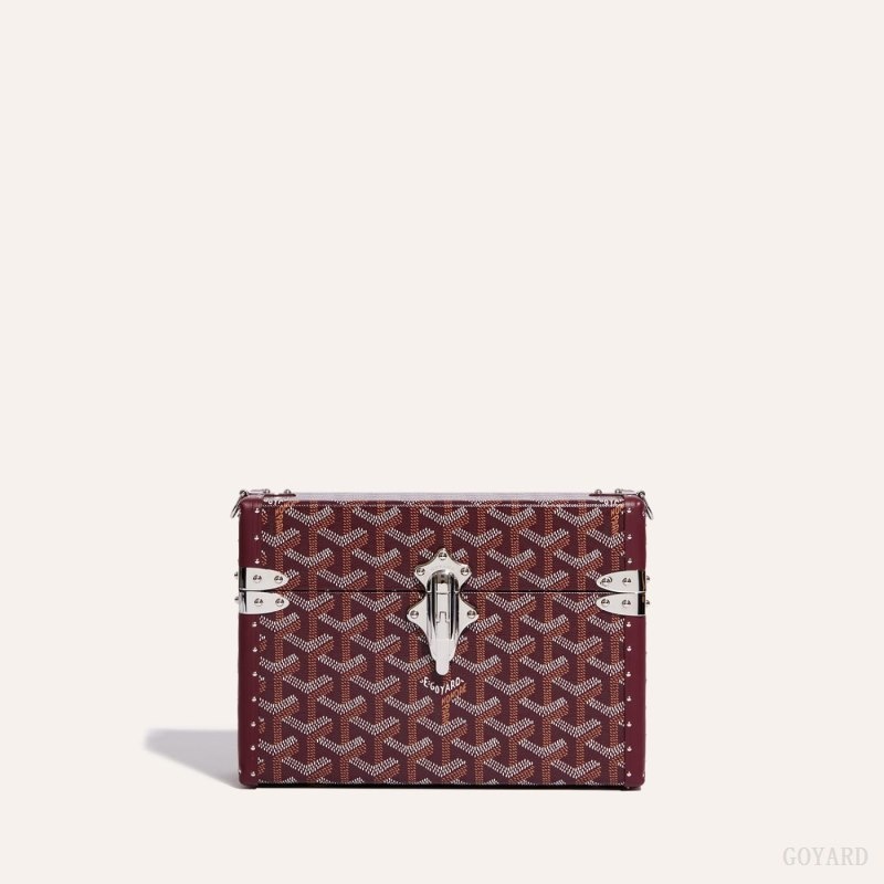 Burgundy Goyard Cassette Trunk Bag | BWNR1585