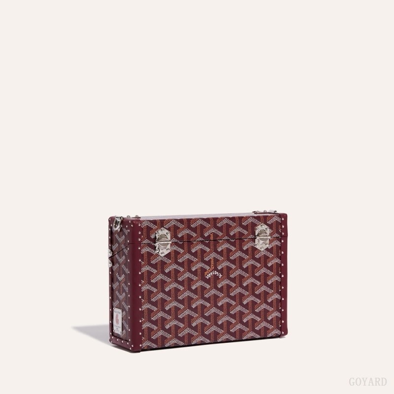 Burgundy Goyard Cassette Trunk Bag | BWNR1585