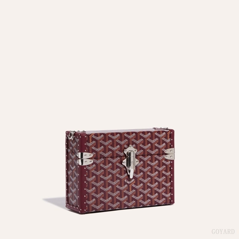 Burgundy Goyard Cassette Trunk Bag | BWNR1585