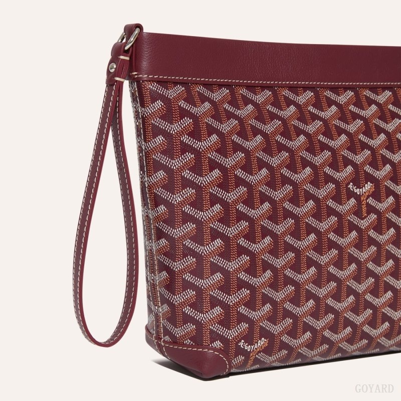 Burgundy Goyard Conti pouch | RZJH8595