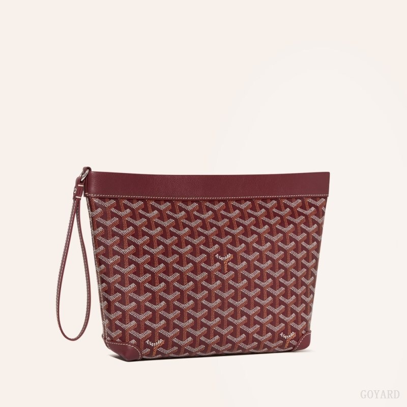 Burgundy Goyard Conti pouch | RZJH8595