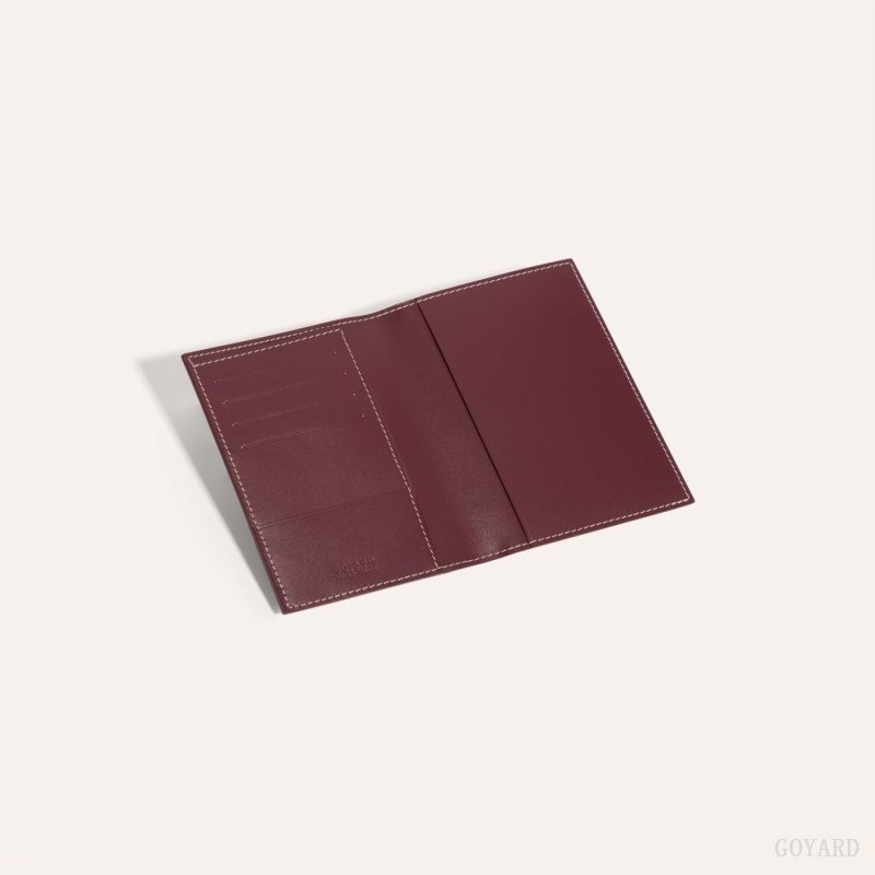 Burgundy Goyard GRENELLE PASSPORT COVER | IZRI1463