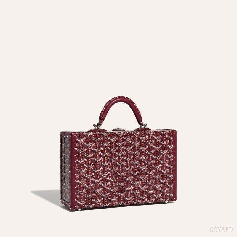 Burgundy Goyard Grand Hôtel Trunk Bag | OMQH8926