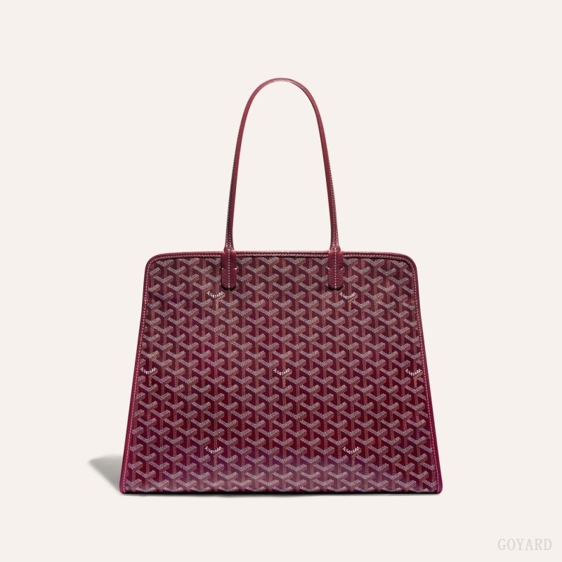 Burgundy Goyard HARDY PM BAG | SCBG1615