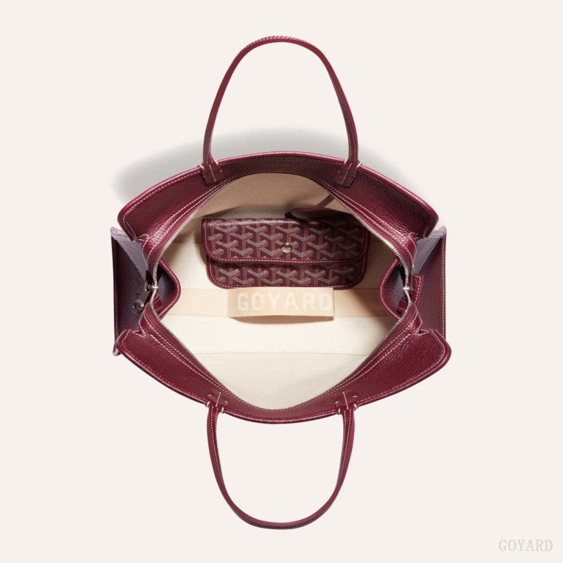 Burgundy Goyard HARDY PM BAG | SCBG1615