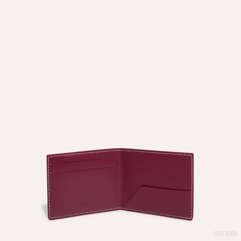 Burgundy Goyard INSERT VICTOIRE CARD WALLET | IPDB1482