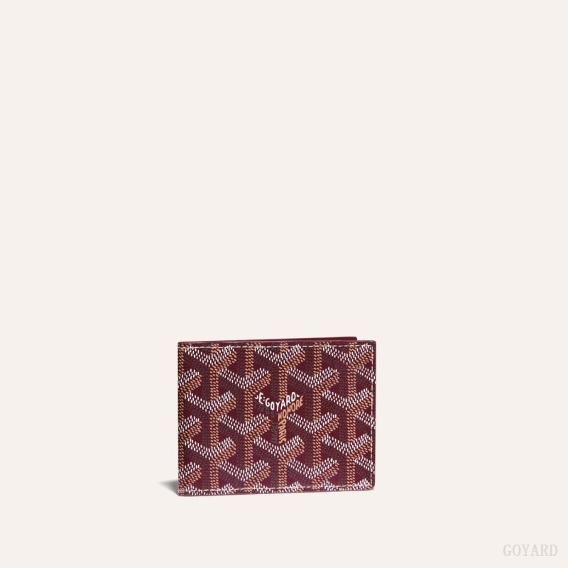 Burgundy Goyard INSERT VICTOIRE CARD WALLET | IPDB1482