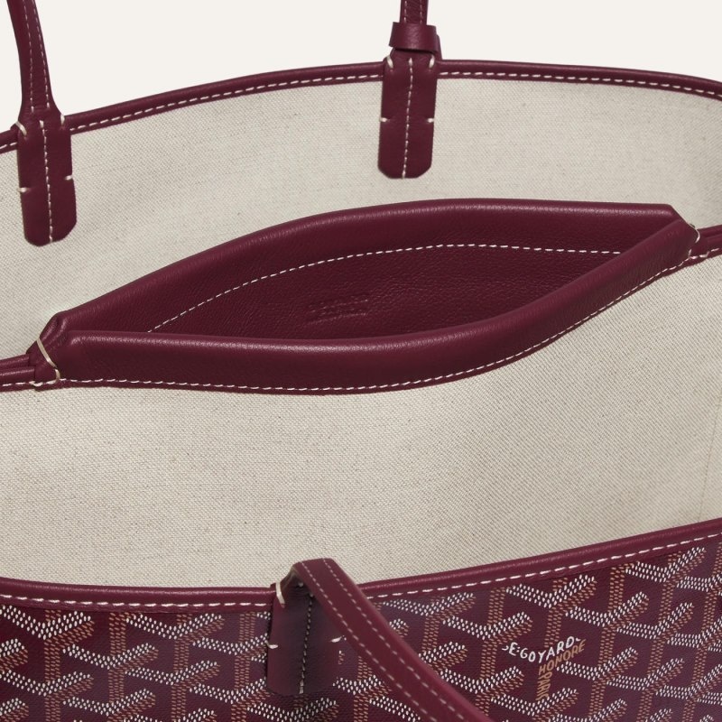 Burgundy Goyard ISABELLE BAG | UXDG7289