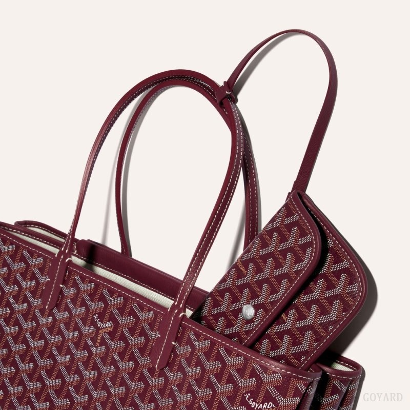 Burgundy Goyard ISABELLE BAG | UXDG7289